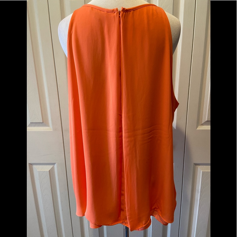 Gorgeous Coral Two-Layer Top by Alice Collection - Picture 5 of 12